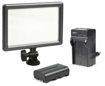 NANLITE LumiPad 11, Bi-Color LED Kameraleuchte, 370 Lux, 3200-5600 Kelvin, 90° Abstrahlwinkel